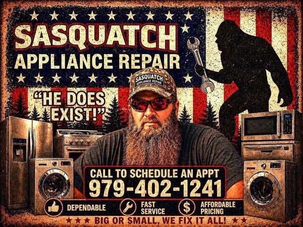 Chad Lamb — owner of Sasquatch Appliance Repair